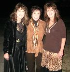 Singers and booking agents Debbie and Carrie Moore